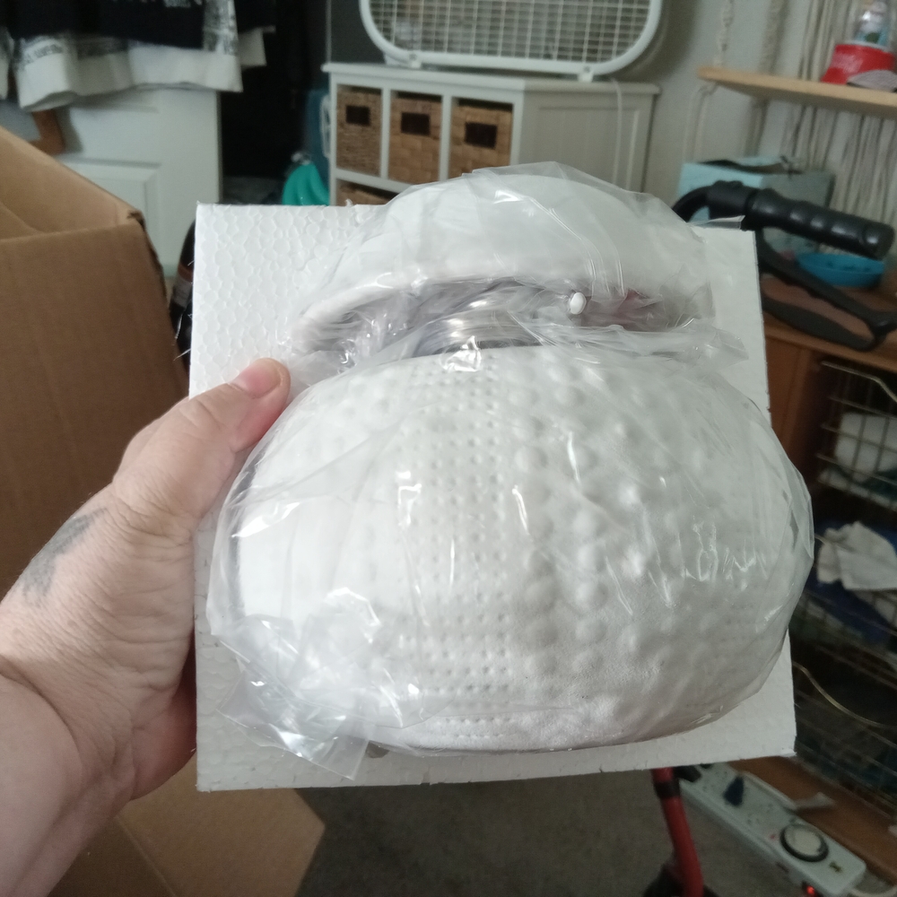 White Textured Ceramic Vase